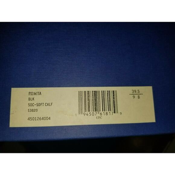 Stuart Weitzman Black Leather Boots ROMITA  Ankle Boots NEW  Size 9 - Picture 6 of 7